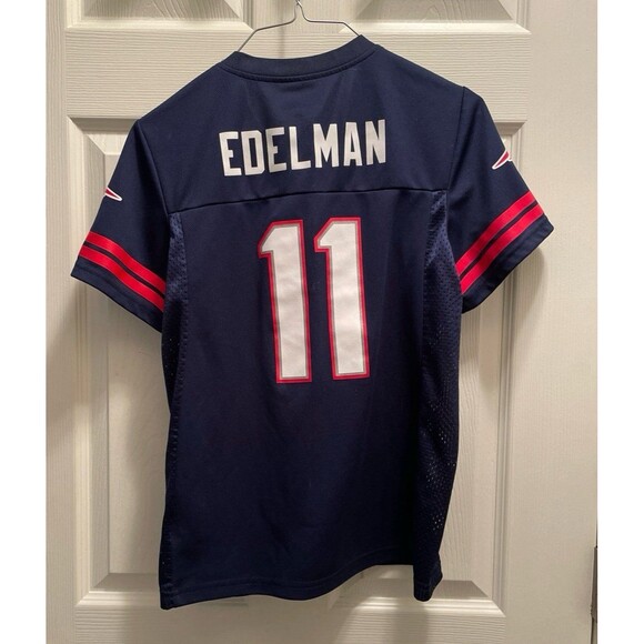 New England Patriots Julian Edelman #11 Jersey NFLPA Football NFL Womens Small - Picture 2 of 3